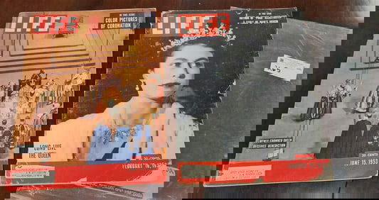 Lot 2 Life Magazines Feb 8, 1952 + June 15, 1953