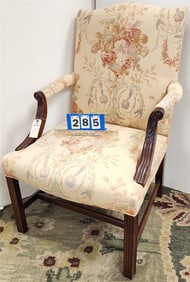 Uphols. Martha Washington Armchair 40" H X 26" W X 21 1/2" D