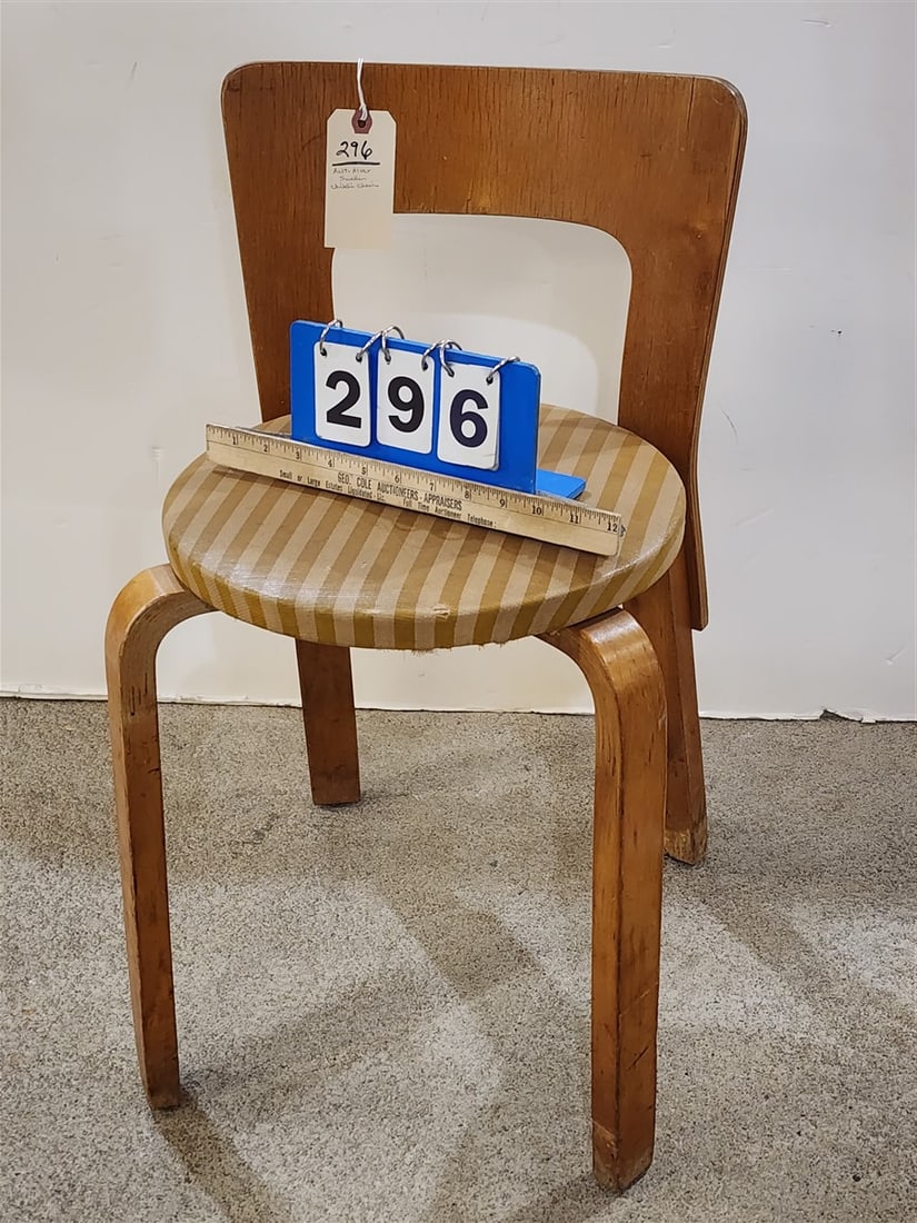 Aalto Alvar Sweden Model A65 Child's Chair: Aalto Alvar Sweden Model A65 Child's Chair