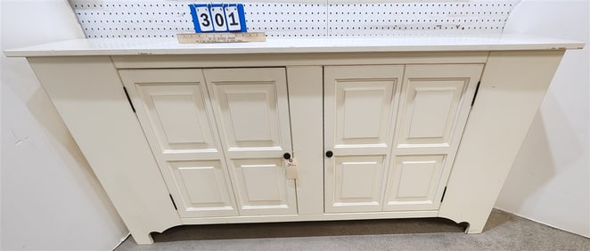 Ptd. 2 Door Cabinet 33" H x 73 1/2" W x 14 1/2" D