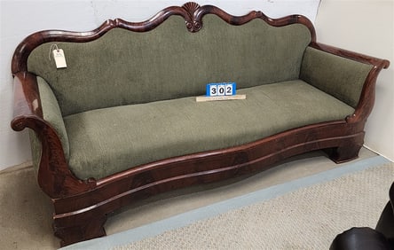 Empire Mahog Sofa 37" H x 6'9" W x 21 1/2" D