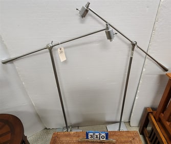 Pr. Steel Adjustable Floor Lamps