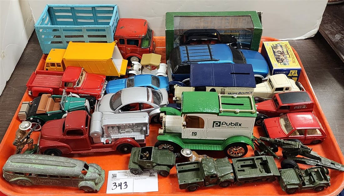 Dinky Toys, Alfa Romeo 24j, Morris 197 & Corgi Toys, Ford