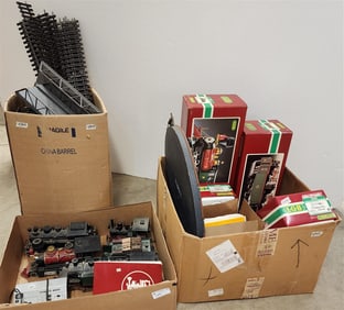 Lehmann Train Set Engines 2018D, 2085D, 996001, 26" Diam. Turn Table 1400, Track + Accessories