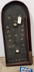 M. Redgrove's Parlor Bagatelle Table 37 1/2" H X 16 1/2" W X 3" D