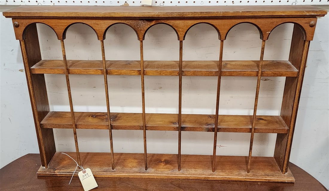 3 Tier Wall Shelf 24" H X 37 1/2" W X 5 1/4" D (1 of 2)