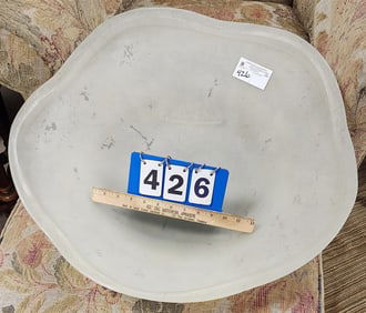 Glass Bowl 7" H X 24" Diam.