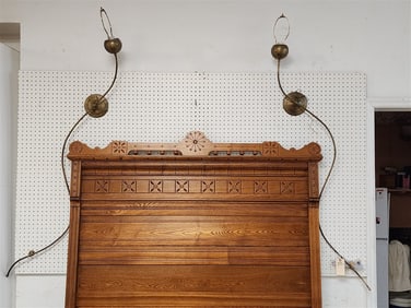 Pr. Brass Sconces 5'