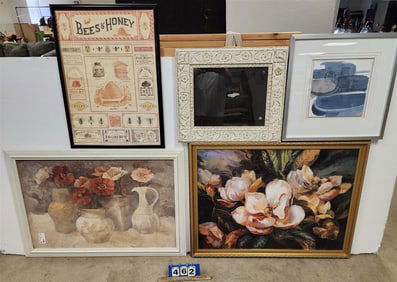 Lot 5 Framed Items