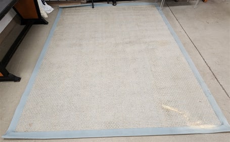 Pottery Barn Chenille Basket Weave Rug 8' X 10'