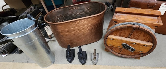 Atlantic Copper Boiler 13" H X 23" W X 12 1/2" D