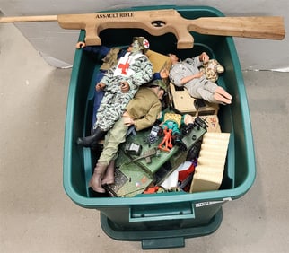 Tub Army Toys GI Joe, Vehicles Etc.