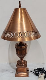 Copper Table Lamp 24"