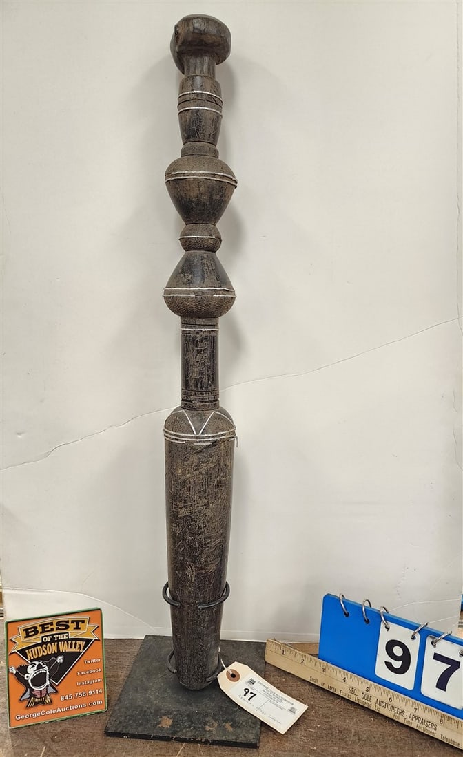 Azande Staff Zaire 26 1/2": Azande Staff Zaire 26 1/2"