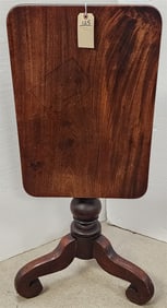 Empire Mahog. Tilt Top Table 28 1/2" H X 21 14 3/4" W X 26" D
