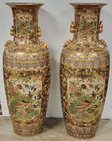 Pr. Chinese Palace Vases 4'