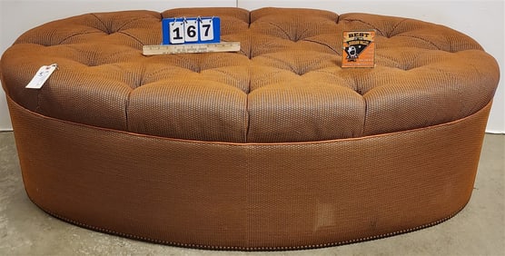 Uphols. Ottoman 19" H X 5' W X 35" D