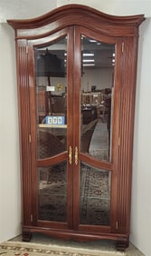 Cherry Corner Cabinet 7'2" H X 46" W X 2' D