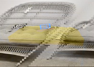 Wicker Sofa 35 1/2" H X 54" W X 23" D