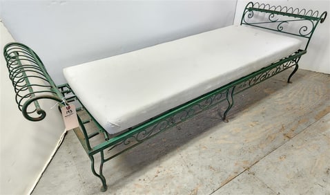 Wrought Day Bed 25" H X 7'7" W X 27 1/2" D