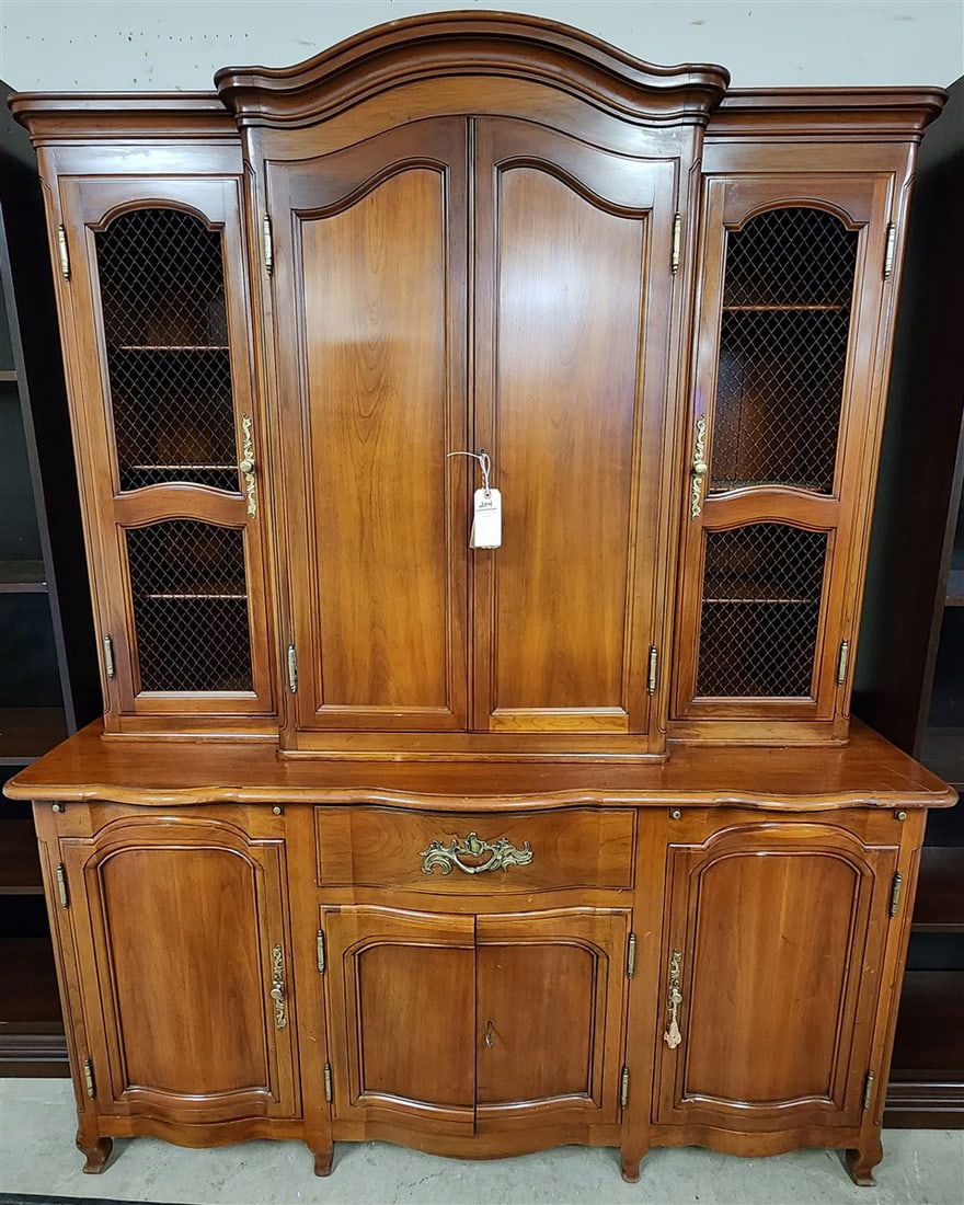 John Widdicomb Cherry Cabinet 7' H X 5'8" W X 22" D (1 of 5)