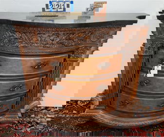 Marble Top 3 Drawer Chest 39 1/2" H X 50" W X 20" D