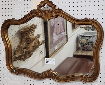 Giltwood Framed Mirror 21" X 28"