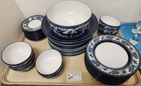 Tray 40 Pc. Dansk "Ceylon" Dinner Set