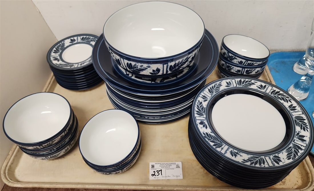 Tray 40 Pc. Dansk "Ceylon" Dinner Set (1 of 4)