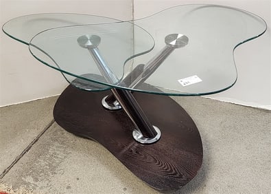 Modern Adjustable Coffee Table 20" H X 4' Diam.