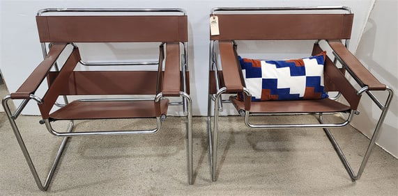 Pr. Wassily Chairs B3 29" H X 30 1/2" W X 18" D