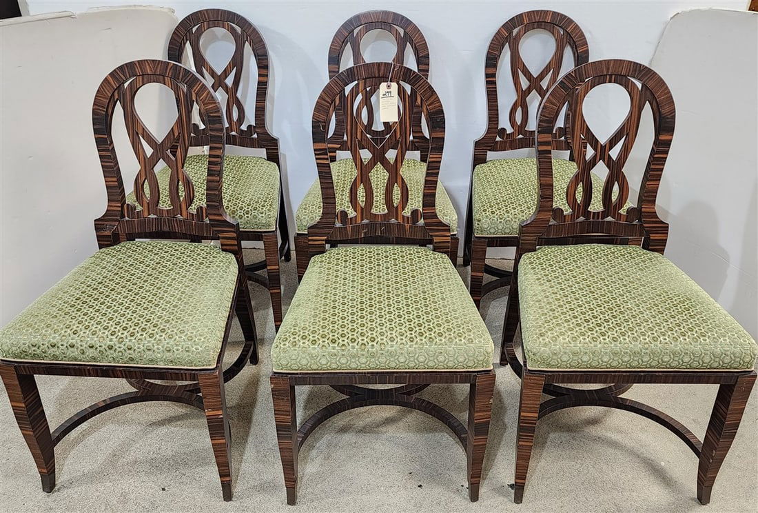 Set 6 William Switzer Lucien Rollin Coll. Rosewood Chairs: Set 6 William Switzer Lucien Rollin Coll. Rosewood Chairs