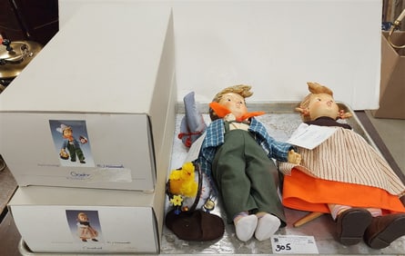 Tray 2 Hummel Dolls 511 + 510 w/Bx's