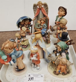 Tray 12 Hummels V Bee 195/I, V Bee W. Germany 186, 24, 88, 109/11, 3 Line 346, Goebel 105, 1074012,