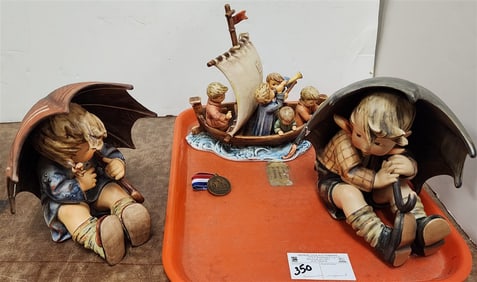 Tray Hummels - Repaired - 152 II B Goebel, 152A Full Bee, 530 Goebel # 10094/30,000