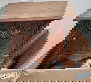 Bx 12 Cigar Bxs + Mahog Humidor Stand 24" H X 15 1/2" W X 13" D