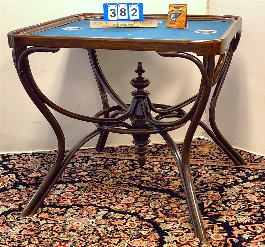 Bentwood Game Table 31" H X 33 1/2" Sq. (1 of 4)