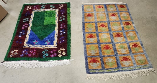 Bx 2 Turkish Scatters 3'7" X 5' + 3'9" X 5'7"