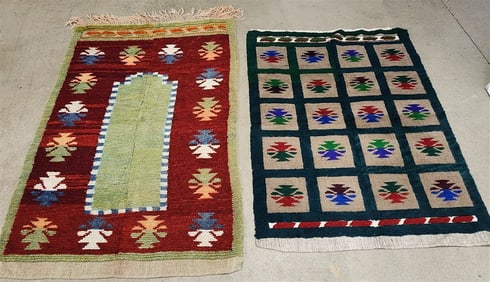 Tub 2 Turkish Scatters 3'8" X 5' + 3'8" X 5'10"