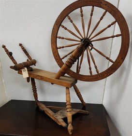 Spinning Wheel 42" H X 45" L