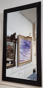 Framed Bevelled Mirror 53 1/2" X 29 1/2"