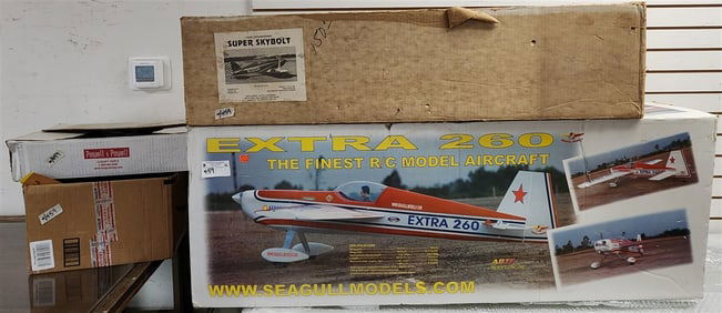Bx'd Remote Control Airplanes Extra 260 + Super Skybolt + Parts