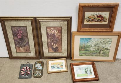 Bx 8 Framed Items