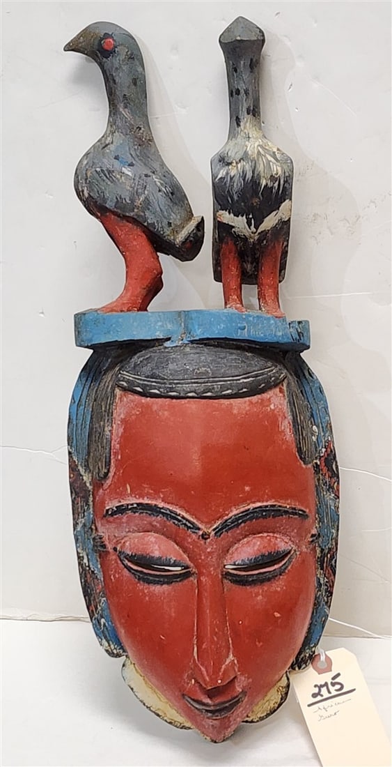 African Guro Mask 19" H X 7 1/2" W: African Guro Mask 19" H X 7 1/2" W