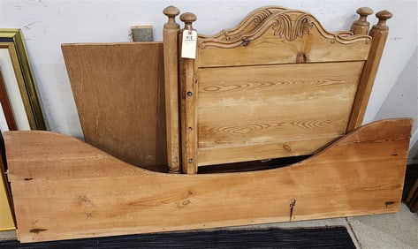 Pine Day Bed 37" H X 74" W X 33" D