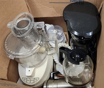 Bx Kitchen Appliances - Bella Coffee Maker, Cuisinart Food Processor Etc.