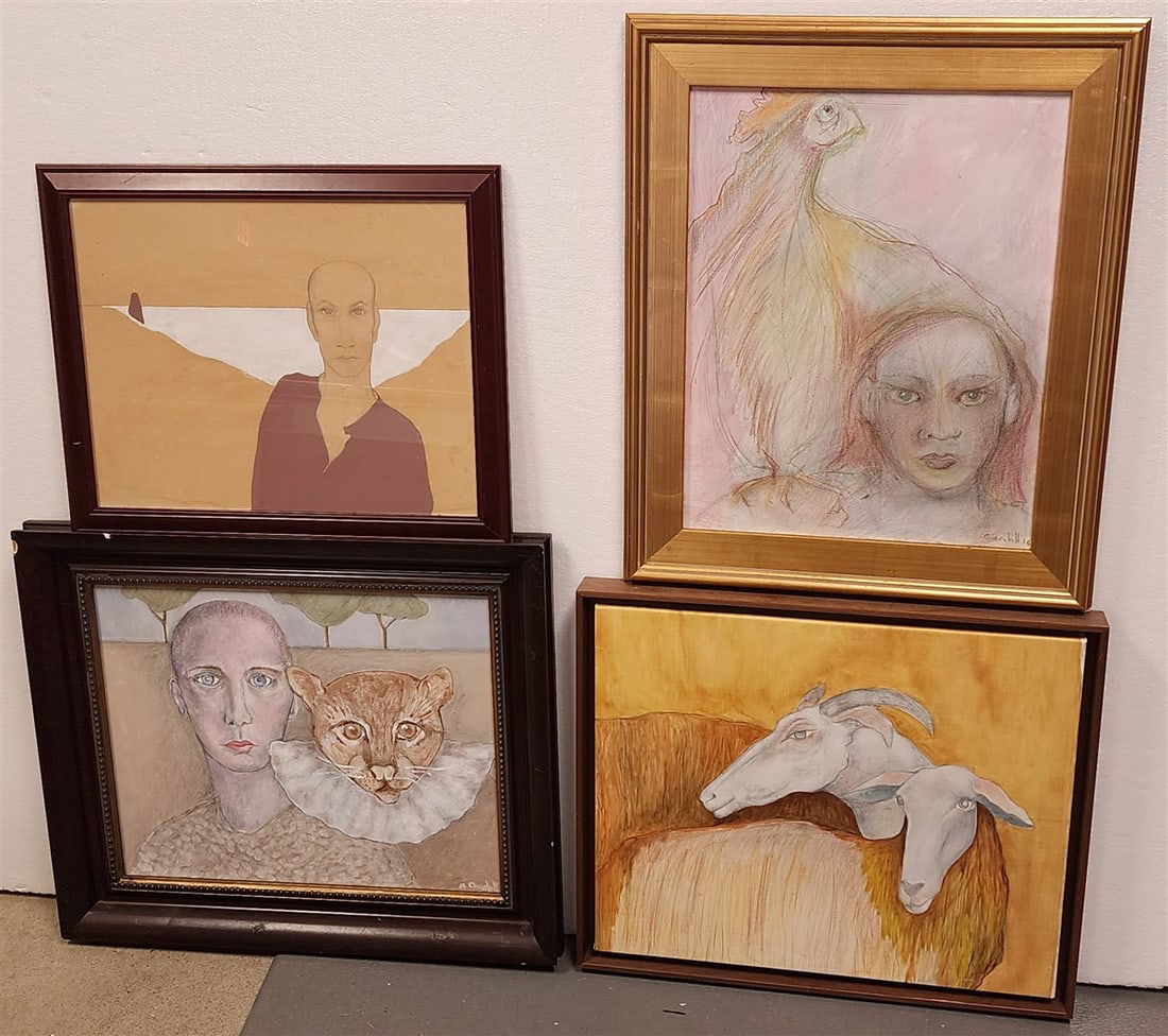 Bx 6 O/C By W, Churchill 23" X 30", 24" Sq., 14" X 18 1/2", 16" X 20, 16" X 20, 22" X 28" (1 of 4)