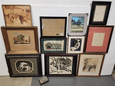 Bx 9 Framed Prints Etc.