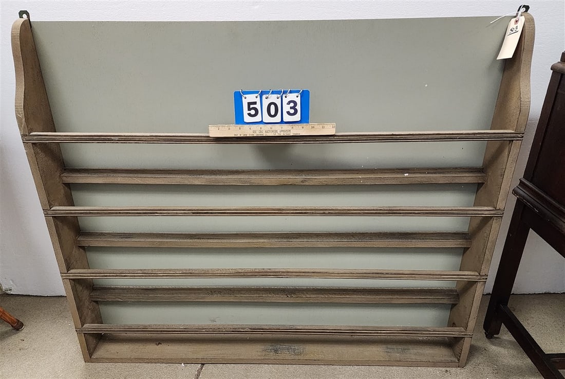 Hanging Wall Rack 40" H X 48" W X 5" D (1 of 3)