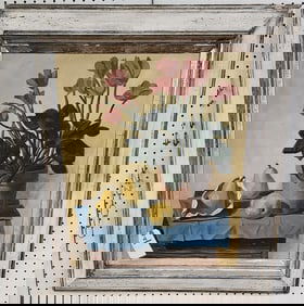 Framed O/C Still Life Sgnd Joseph Jeffers Dodge 24" X 20" w/Frame 32" X 28